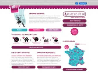 ALL4Home.fr(Services à domicile) Screenshot