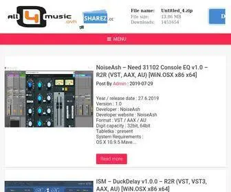 ALL4Music.ovh(Vsti gratuit) Screenshot