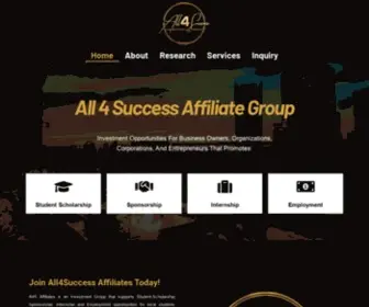 ALL4Sucess.com(ALL4Sucess) Screenshot