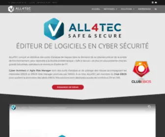 ALL4Tec.net(Analysez et pilotez vos risques cyber) Screenshot