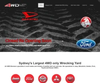 ALL4WDspares.com.au(All Model 4WD Spares) Screenshot