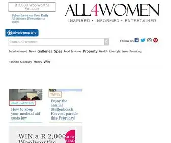 ALL4Women.co.za(ALL4Women) Screenshot