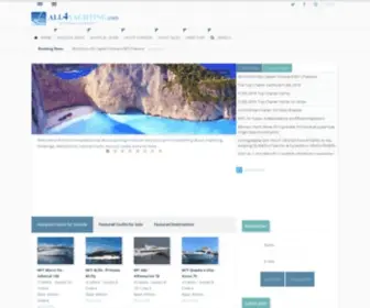 ALL4Yachting.com(Yachting in Greece) Screenshot