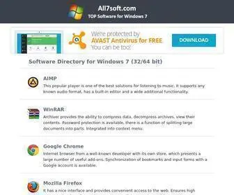 ALL7Soft.com(Software Directory for Windows 7 (32/64 bit)) Screenshot