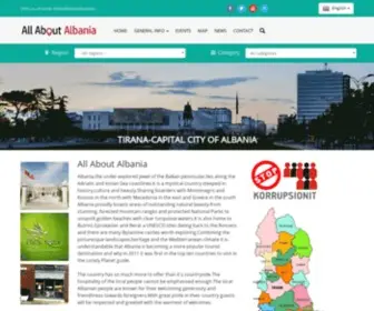 Allaboutalbania.eu(All About Albania) Screenshot