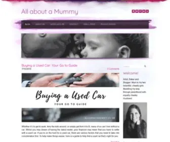 Allaboutamummy.co.uk(ALL ABOUT A MUMMY) Screenshot