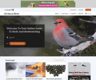 Allaboutbirds.org(Online bird guide) Screenshot