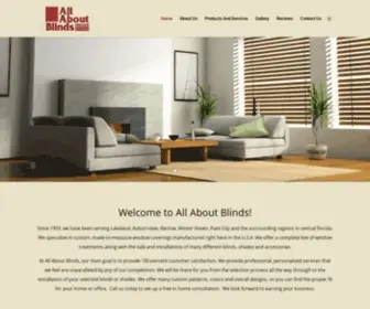Allaboutblindsinc.com(All About Blinds Lakeland) Screenshot