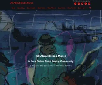 Allaboutbluesmusic.com(Life is too short for boring music) Screenshot