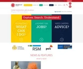 Allaboutcareers.com(Career exploration) Screenshot