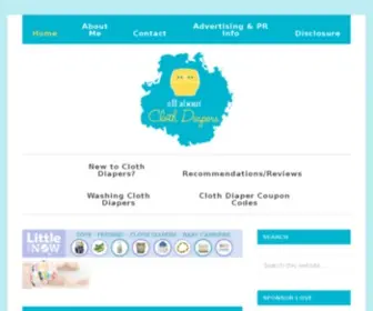 Allaboutclothdiapers.com(All About Cloth Diapers) Screenshot