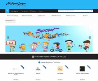 Allaboutcoupon.com(All About Coupon) Screenshot