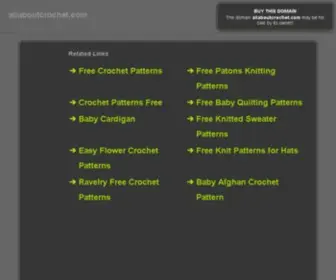 Allaboutcrochet.com(Allaboutcrochet) Screenshot