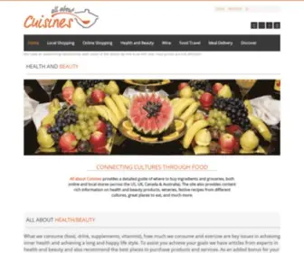 Allaboutcuisines.com(Online stores groceries) Screenshot