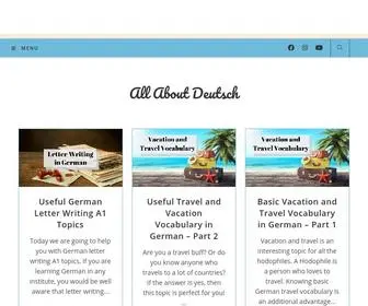 Allaboutdeutsch.com(All About Deutsch) Screenshot