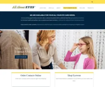 Allabouteyes.com(All About Eyes) Screenshot