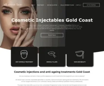 Allaboutface.com.au(Cosmetic Injectables) Screenshot
