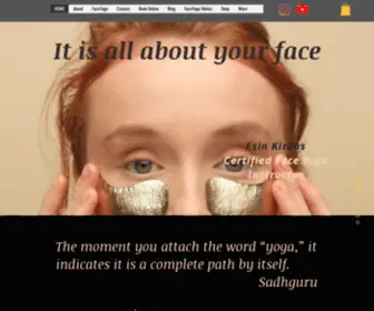 Allaboutfaceyoga.com(Face Yoga) Screenshot