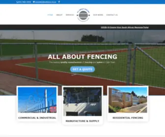 Allaboutfencing.co.za(Cape Town Fencing) Screenshot