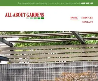 Allaboutgardenstas.com.au(Garden Design and Maintenance) Screenshot