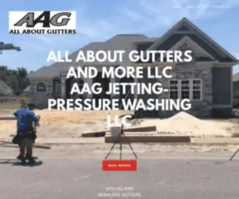 Allaboutguttersnc.com(All About Gutters) Screenshot