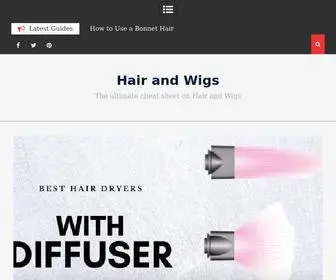 Allabouthairandwigs.com(Hair and wigs) Screenshot