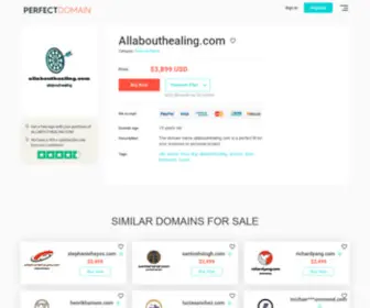 Allabouthealing.com(Hypnotherapy) Screenshot