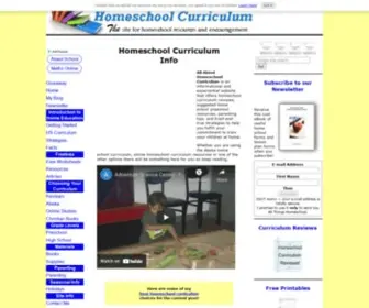 Allabouthomeschoolcurriculum.com(Homeschool Curriculum) Screenshot
