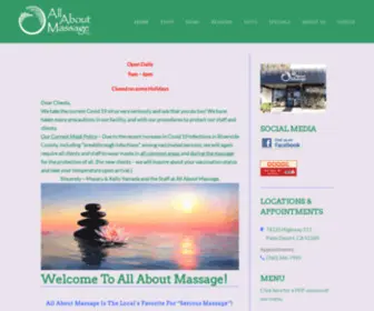 Allaboutmassage.com(All About Massage) Screenshot