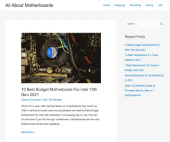 Allaboutmotherboards.com(The allaboutmotherboards) Screenshot