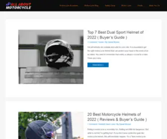 Allaboutmotorcycle.com(Motorcycle Reviews) Screenshot