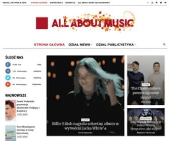 Allaboutmusic.pl(All About Music) Screenshot