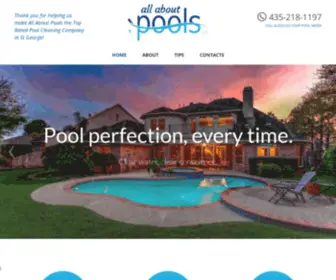 Allaboutpoolsstgeorge.com(All About Pools) Screenshot