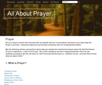 Allaboutprayer.org(Prayer) Screenshot