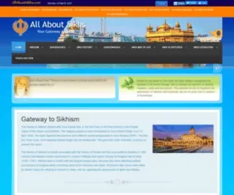 Allaboutsikhs.com(All About Sikhs) Screenshot