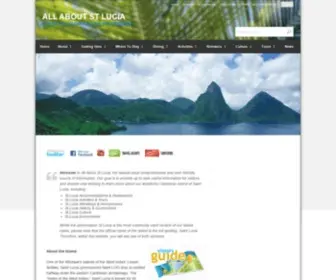 Allaboutstlucia.com(All About St) Screenshot