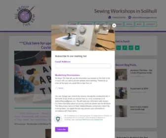 Allaboutthesew.com(All About The Sew) Screenshot