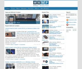 Allaboutwindowsphone.com(All About Windows Phone) Screenshot