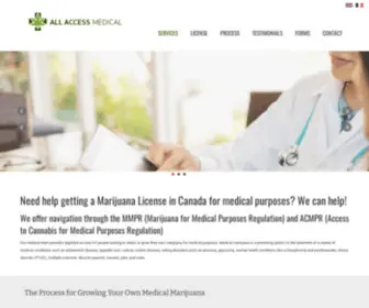 Allaccessmedical.ca(All Access Medical) Screenshot