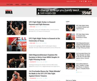 Allaccessmma.com(All Access MMA) Screenshot