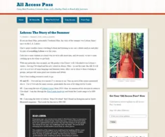 Allaccesspassblog.com(All Access Pass) Screenshot