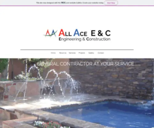 Allaceenc.com(ALL ACE E & C) Screenshot