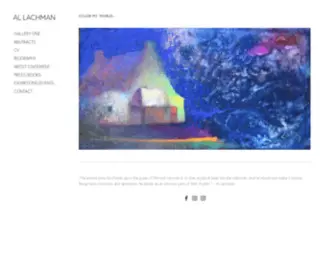 Allachman.com(Original Contemporary Paintings (Pennsylvania) Screenshot