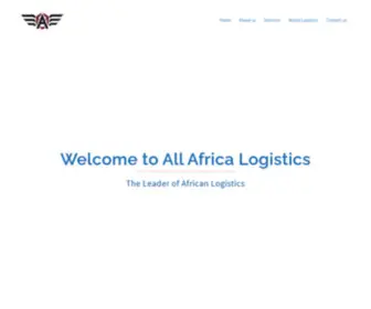 Allafricalogistics.net(Logistics Company) Screenshot