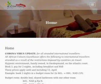 Allafricancolours.com(Have a colourful stay) Screenshot