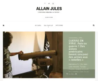 Allainjules.com(Allain Jules) Screenshot