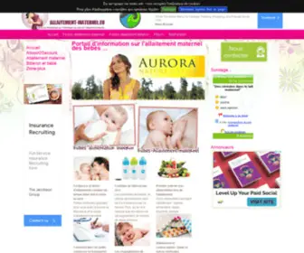 Allaitement-Maternel.eu(Toutes les informations autour de l'allaitement de bébé) Screenshot