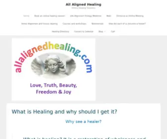 Allalignedhealing.com(All Aligned Healing) Screenshot