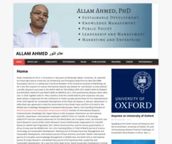 Allamahmed.org(Allam) Screenshot