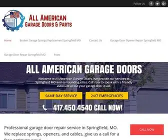 Allamerican-Garagedoors.com(All American Garage Doors) Screenshot